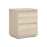 Tvilum 71092AK NOVA Comodino con 2 Cassetti in Rovere 40 2x34x48 2 cm colore Rovere