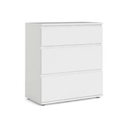 Tvilum 71094 Nova Cassettiera 3 Cassetti in Truciolare Bianco