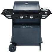Campingaz 2190531 Xpert 200 LS Plus Barbecue a gas 2 bruciatori 10,3 kW griglia ghisa 54,5x34,5 cm roccia lavica fornello laterale colore Nero