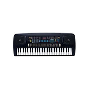 MILES MLS618 Tastiera Elettronica 54 Tasti 100 Voci 100 Ritmi con Microfono e Alimentatore Incluso colore Nero