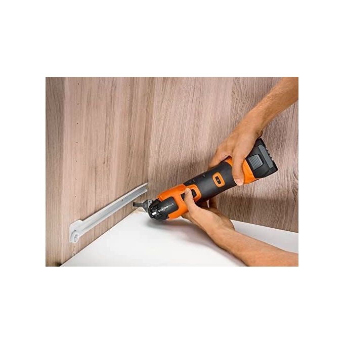 FEIN 71293863000 MultiMaster AMM 500 Plus Top AS Multitool Cordless 18 V con Batteria Li-Ion 11000 18500 oscillazioni min peso 1 3 Kg colore Nero