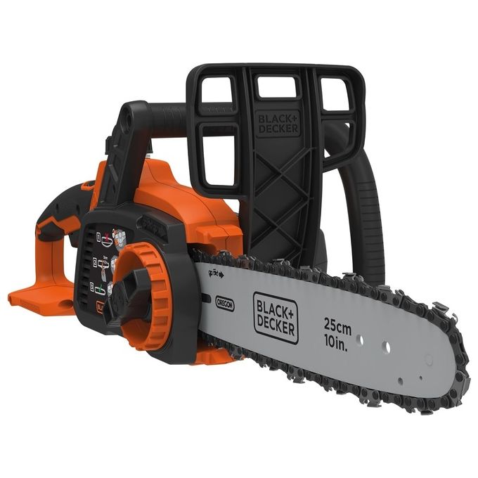 Black+decker GKC1825LB-XJ Elettrosega a Batteria 18V Litio Barra 25 cm Senza Batteria e Caricabatterie colore Arancione Nero