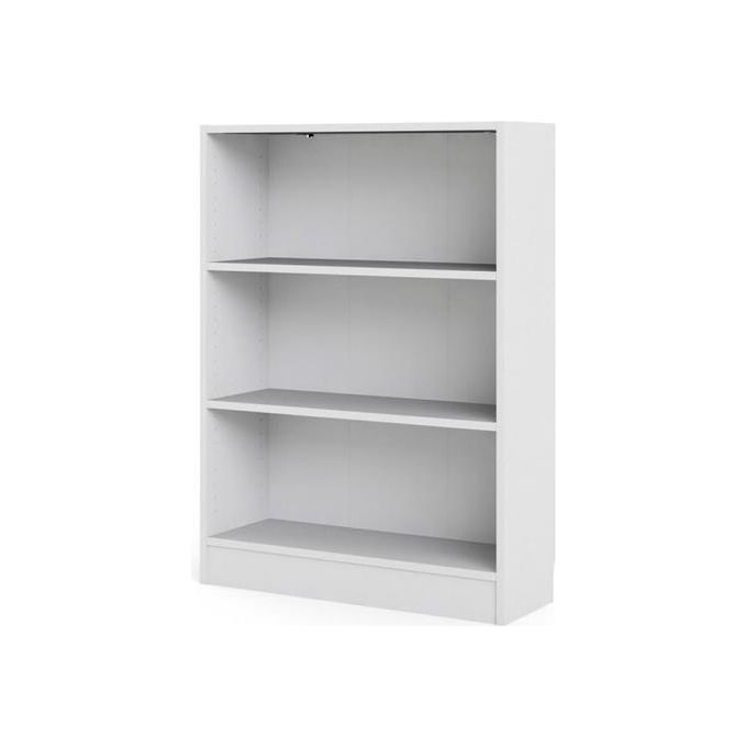 TVILUM 7177649 BASIC Scaffale 2 Ripiani in Compensato di Legno con Finitura Melamina colore Bianco
