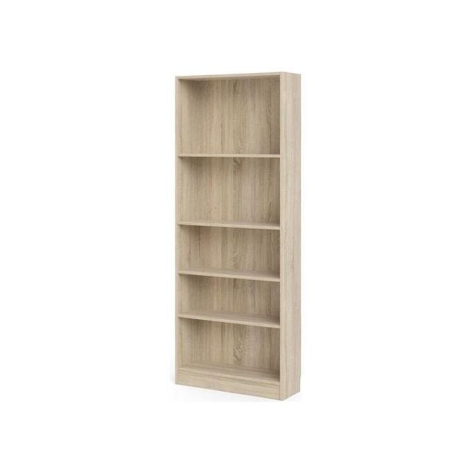 Tvilum 5706887970492 Libreria 4 Scaffali Regolabili in Truciolare Laminato Resistente a Graffi e Umidita' colore Rovere Sonoma