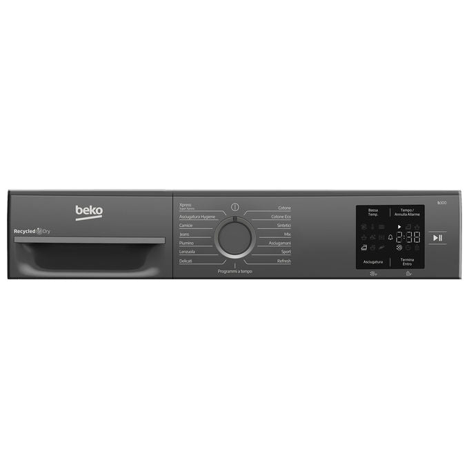 Beko 7188242780 NX Series Asciugatrice Pompa di Calore 9 Kg Classe D AquaWave Display Digitale (59.8x60.7x84.6 cm) colore Bianco