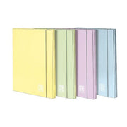 Blasetti 7190A One Color Pastel Cartella 3 Lembi con Elastico A4 dorso 1 cm confezione 6 pezzi colore Assortiti Pastello