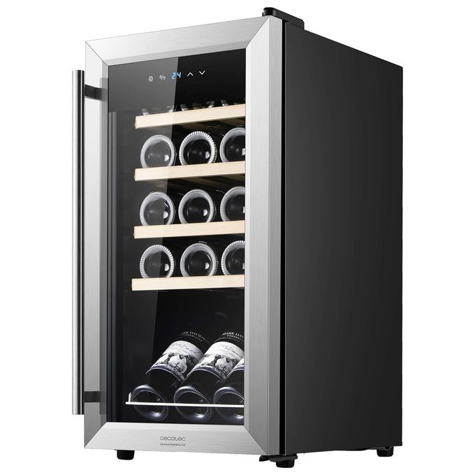 Cecotec 00121 Grand Sommelier 1550 Cantinetta Vino 15 bottiglie 5-18°C 39 dB Pannello Touch colore Nero
