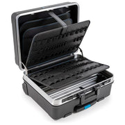 BandW Cases 120.04-L GO Valigetta Portautensili ABS con Ruote Maniglia Telescopica 36 L 30 Kg colore Nero