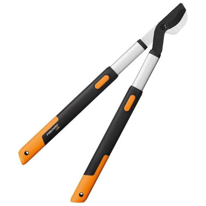 Fiskars L86 SmartFit Troncarami Telescopico Bypass Acciaio Temperato PTFE Diametro Taglio 4cm Manico 66-90cm colore Nero