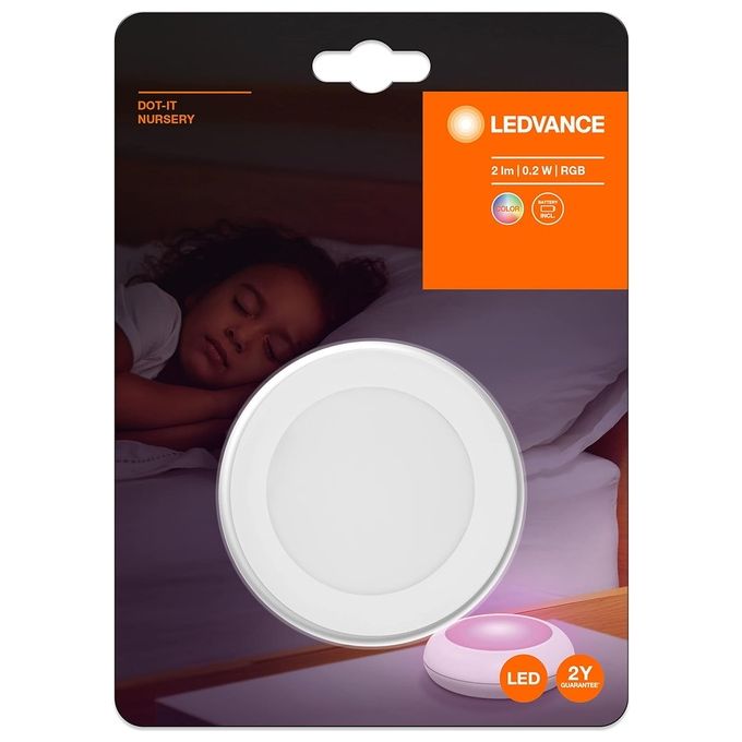 Ledvance Lampada Portatile DOT-it Nursery Bianco