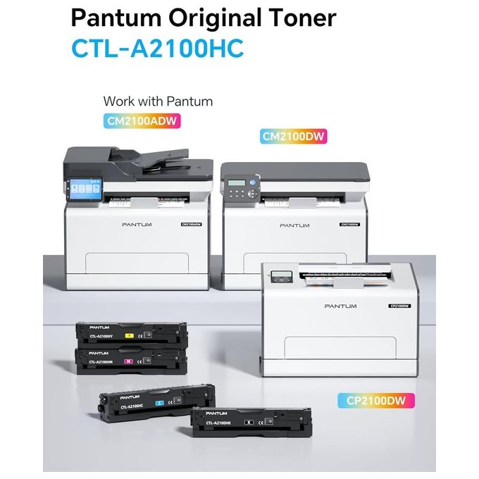 Pantum CTL-A2100HC Cartuccia Toner Originale 2500 pagine con Tamburo colore Ciano