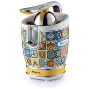 Ariete 0413-0P Positano Spremiagrumi Elettrico con Leva 2 Coni Acciaio Inox 85W 0.6L Beccuccio Salvagoccia colore Giallo