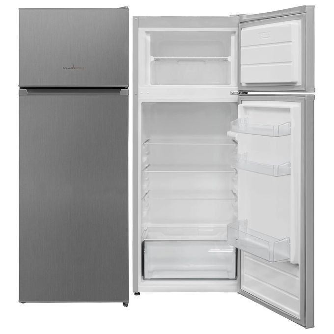 Schaub Lorenz SVDP240ES Frigorifero Doppia Porta 240 L 144 cm Classe E 41 dB Libera Installazione Statico colore Silver