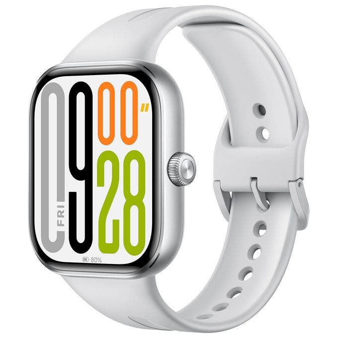 XIAOMI BHR9381GL Redmi Watch 5 Smartwatch con Display AMOLED 2.07'' Bluetooth 5.3 GPS 5 ATM Batteria 24 Giorni colore Argento