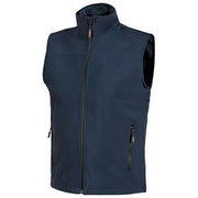 U-Power WIN231WB Dublino Gilet da Lavoro Soft Shell Mechanical Stretch Antivento Impermeabile Traspirante 4 Stagioni colore Westlake Blue