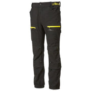 U-Power WFU267BC Horizon Pantaloni da Lavoro Uomo Stretch Idrorepellente Traspirante Multitasche Rinforzo Lombare colore Black Carbon