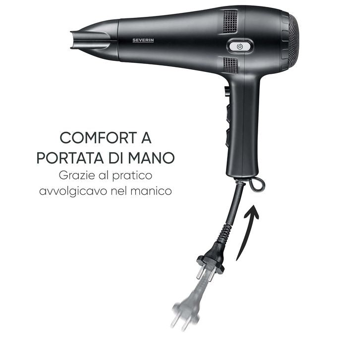 Severin, Ferro da Stiro a Secco e a Vapore BA3243, 2400W, Rosso Bianco