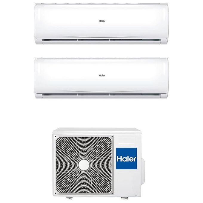 Haier H2U14TAAOUT-18DUAL Condizionatore fisso DualSplit Inverter Wi-Fi A++-A+ colore Bianco