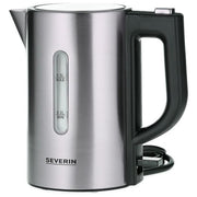 Severin WK 3647 Bollitore da Viaggio 0.5 L 1100 W con 2 Tazze e 2 Cucchiai colore Argento