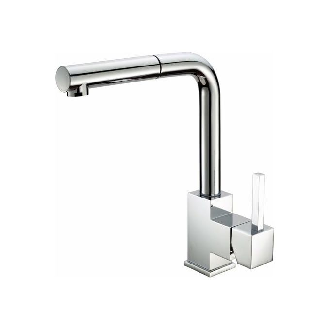 Franke 115.0627.523 Urban Miscelatore Monocomando con Doccetta Estraibile Rotazione Canna 150° Cartuccia Ceramica 35 mm colore Nero Opaco