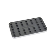 Leifheit 72691 Tappetino Supporto per Ferro da Stiro in Silicone 25.5x14 cm resistente al calore fino a 250°C colore Nero