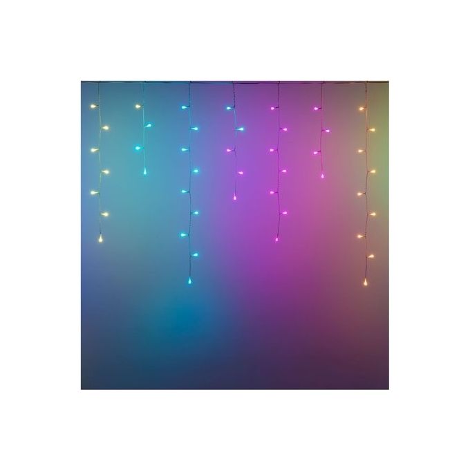 Lotti 8024199072855 Ice Light Appy Tenda luminosa LED Bluetooth con App 125 LED RGB 30 effetti luce controllo via App colore Multicolore
