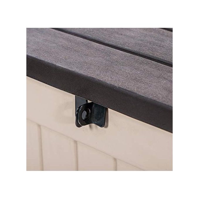 Keter Cassapanca Eden Bench in Resina Beige 140x60x84h 265 Litri