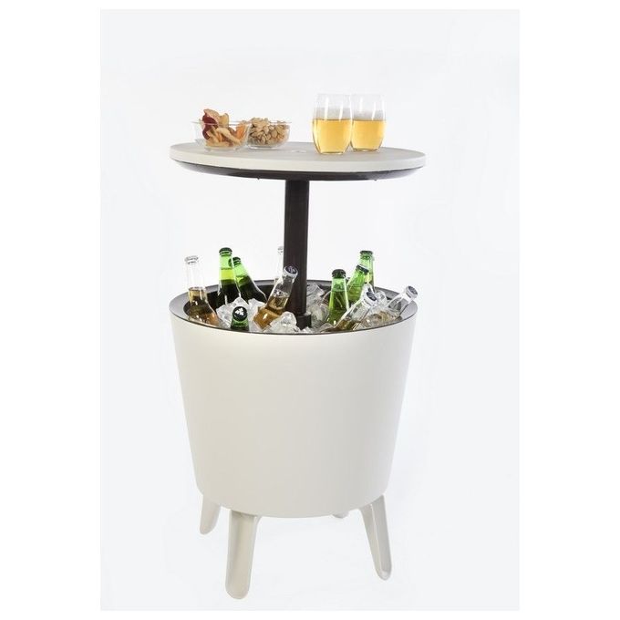 Keter Tavolino Portaghiaccio In Resina 30 LT Bianco