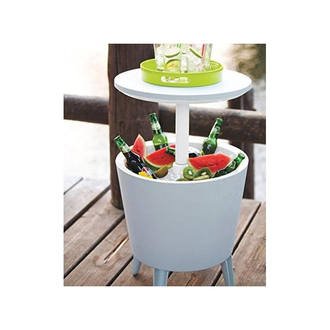 Keter Tavolino Portaghiaccio In Resina 30 LT Bianco