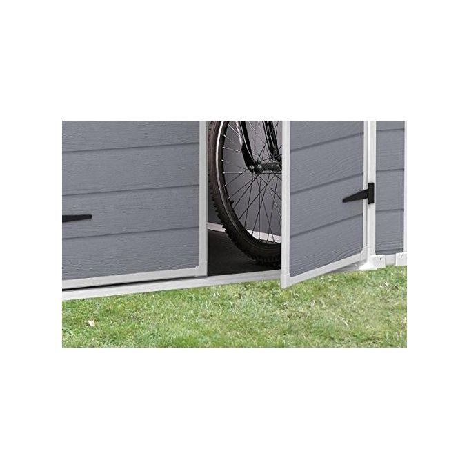Keter Casetta da Giardino Manor 6X5 in Resina 185x152x226h Grigio