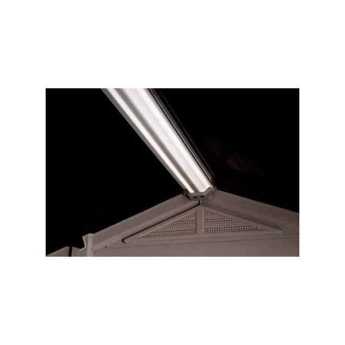 Keter Casetta da Giardino Factor 8X6 in Resina 256,5x182x243h Beige