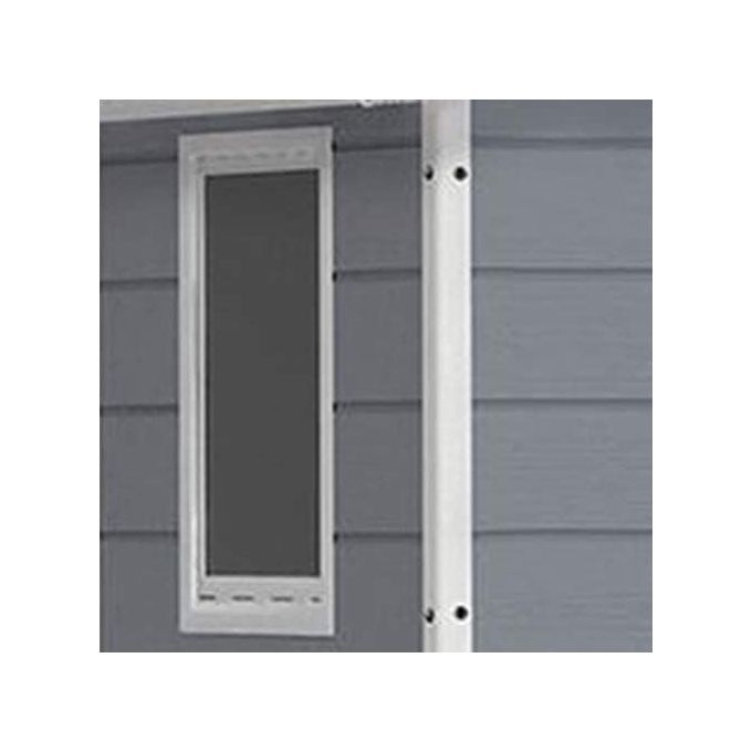Keter Casetta da Giardino Manor Pent 6X4 in Resina 183,5x111x200,5h Grigio