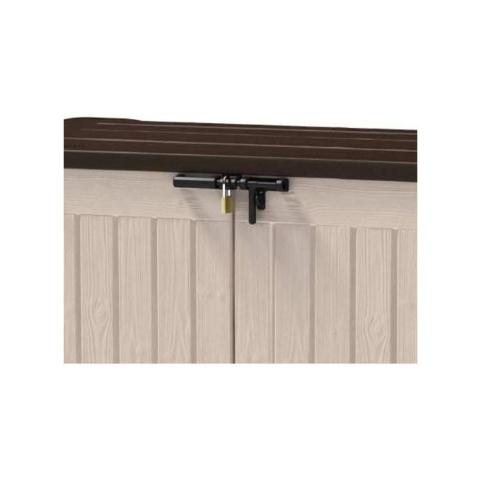 Keter Box Portattrezzi da esterno Store It Out Max in resina 145,5x82x125h - 1200 Lt Beige