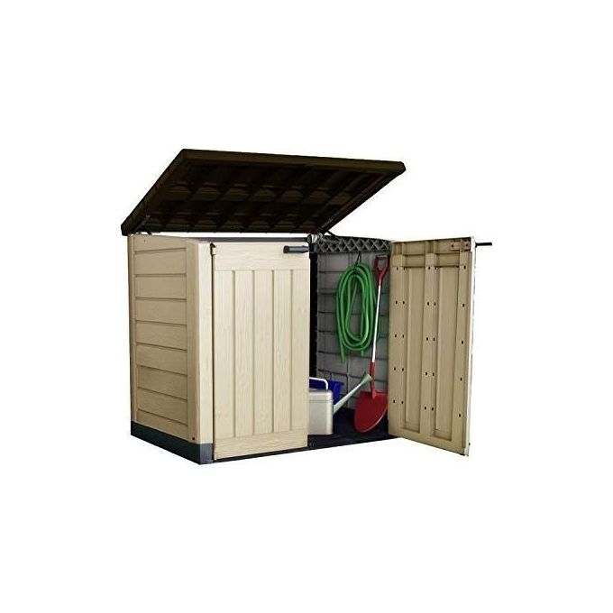 Keter Box Portattrezzi da esterno Store It Out Max in resina 145,5x82x125h - 1200 Lt Beige
