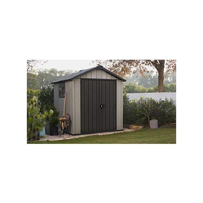 Keter Casetta da Giardino Oakland 757 in Resina 229x223,5x242h Grigio