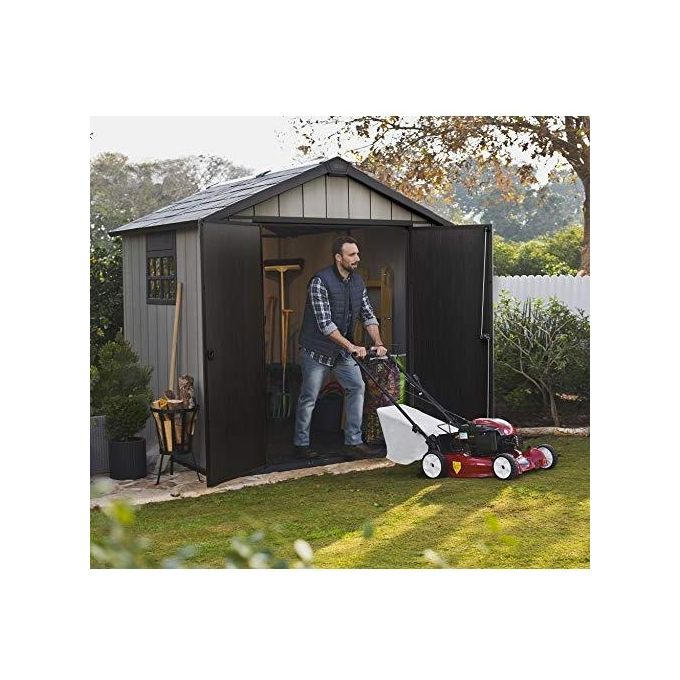 Keter Casetta da Giardino Oakland 757 in Resina 229x223,5x242h Grigio