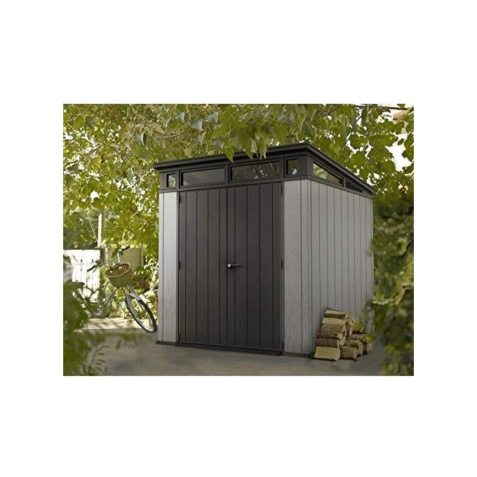 Keter Casetta da Giardino Artisan 77 in Resina 214x218x226h Grigio