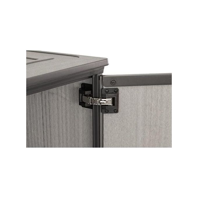 Keter Box Armadio Portattrezzi da esterno Patio Store in Resina 139,5x77x120h 1000 Lt Grigio