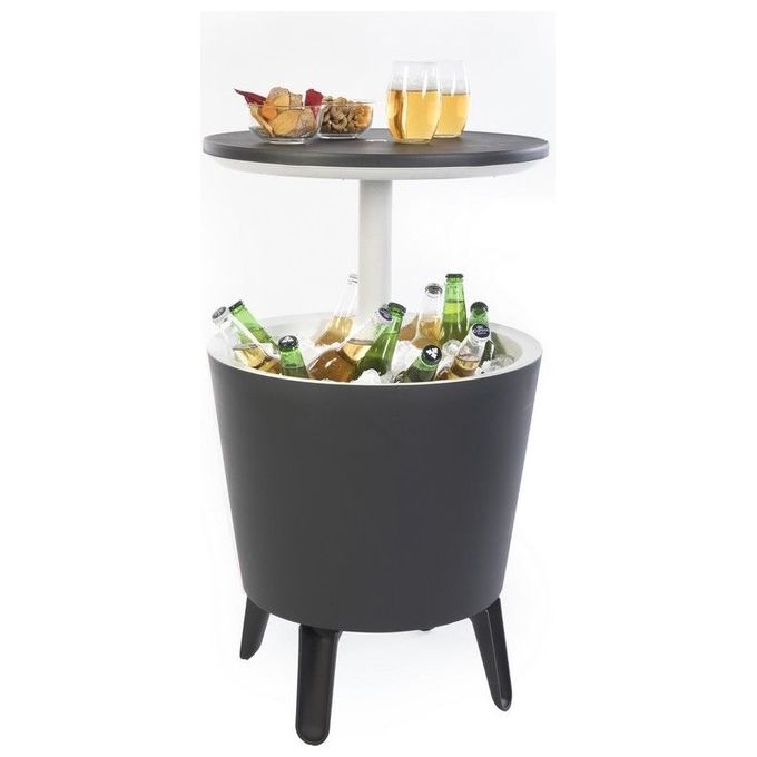 Keter Tavolino Portaghiaccio In Resina 30 LT Grigio