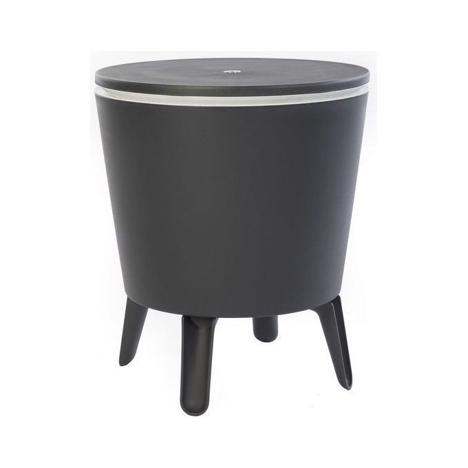 Keter Tavolino Portaghiaccio In Resina 30 LT Grigio