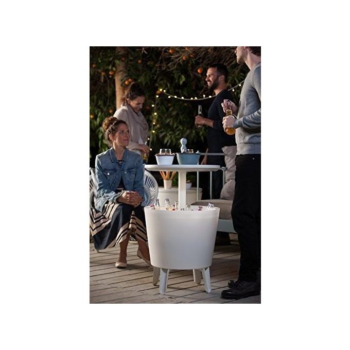 Keter Tavolino Portaghiaccio In Resina 30 LT Grigio