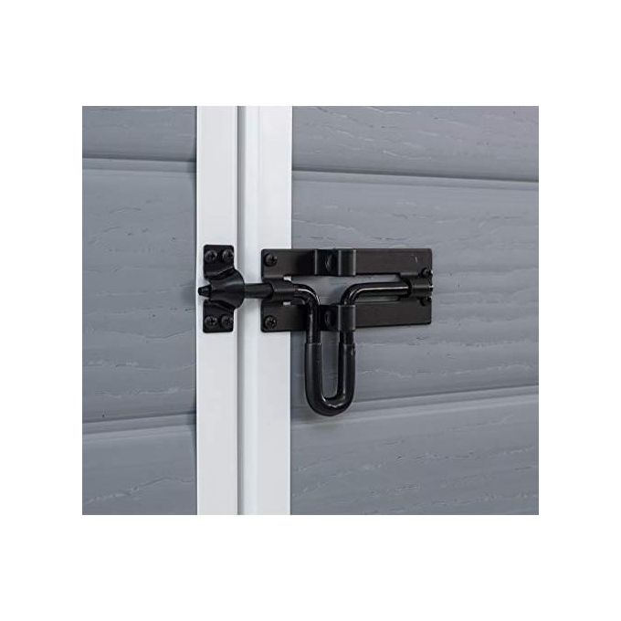 Keter Casetta da Giardino Manor Pent 6X6 in Resina 183,5x185x200,5h Grigio