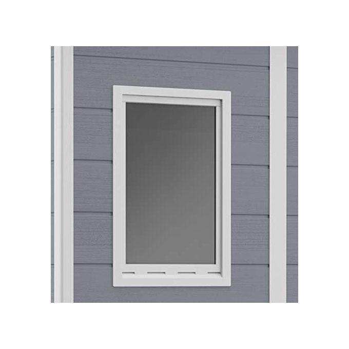 Keter Casetta da Giardino Manor Pent 6X6 in Resina 183,5x185x200,5h Grigio