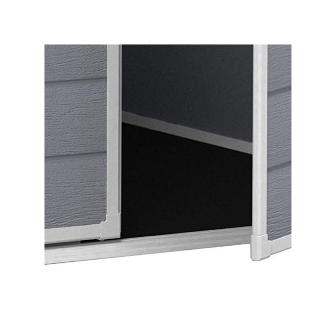 Keter Casetta da Giardino Manor Pent 6X6 in Resina 183,5x185x200,5h Grigio