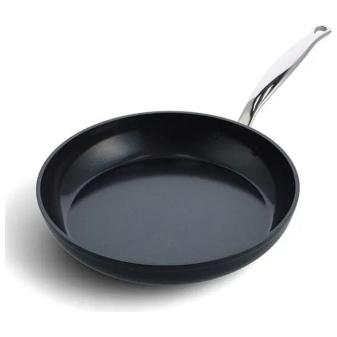 GreenPan CC005320001 Barcelona Pro Padella Antiaderente in Alluminio con Rivestimento Ceramico Thermolon Infinity senza PFAS adatta a tutti i piani cottura inclusa induzione diametro 20 cm colore Nero