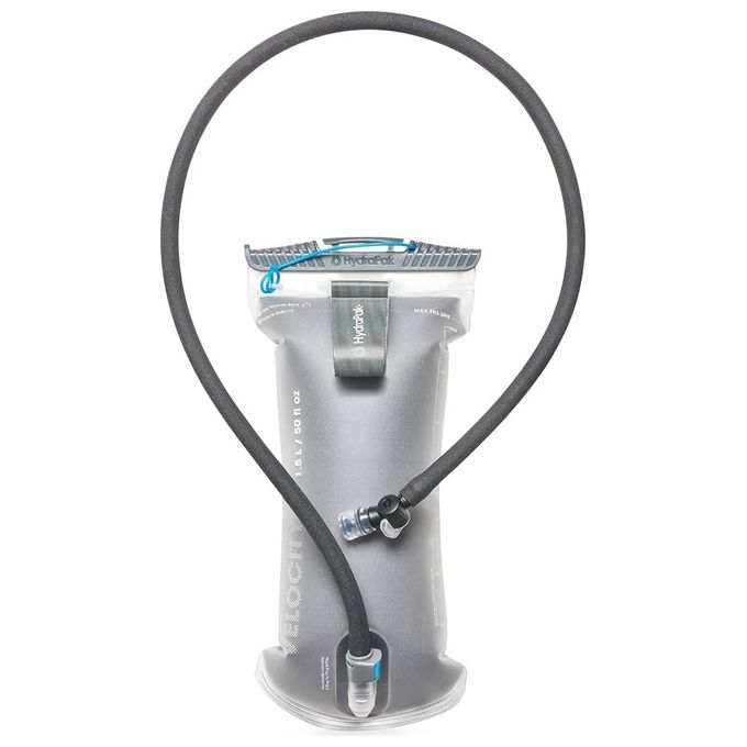 Hydrapak 0834456003144 Velocity IT Drinkzak 1.5L con Isolamento IsoBound e Tubo HydraFusion colore Grigio