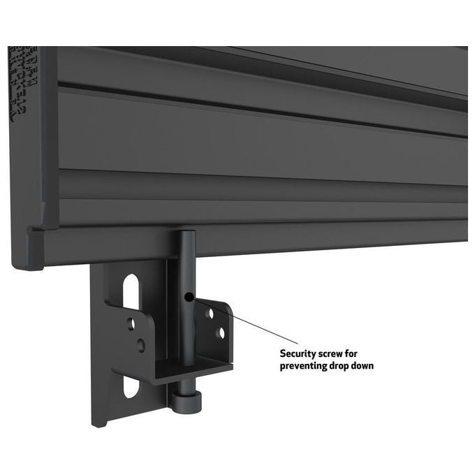 Multibrackets 7000 Supporto per Display Espositivi 2x 68 6 81 3 Pollici VESA 75x75 200x200 Fino a 30 Kg Colore Nero