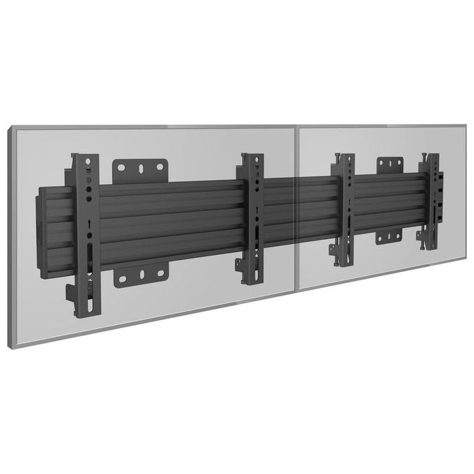 Multibrackets 7000 Supporto per Display Espositivi 2x 68 6 81 3 Pollici VESA 75x75 200x200 Fino a 30 Kg Colore Nero