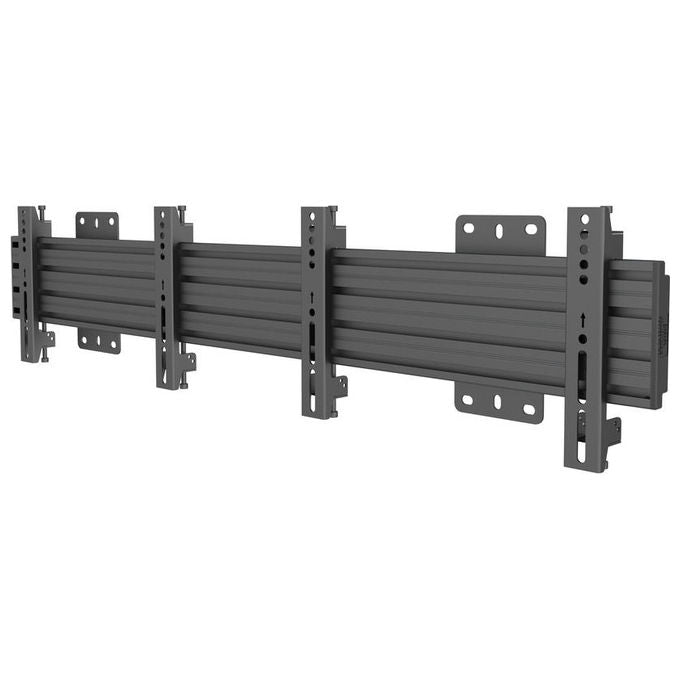 Multibrackets 7000 Supporto per Display Espositivi 2x 68 6 81 3 Pollici VESA 75x75 200x200 Fino a 30 Kg Colore Nero