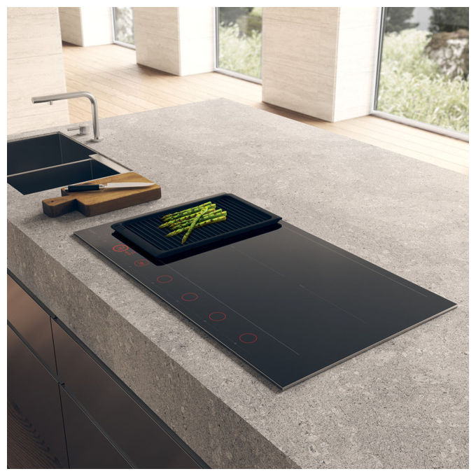 Asko, Piano Cottura a Induzione, 90 cm, Celsius°Cooking, 6 Zone, Vetro Nero